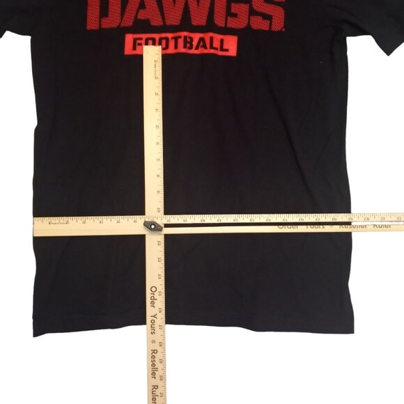 Nike Men's Medium Regular Fit Black University of Georgia Dawgs Football T-Shirt - Picture 7 of 7
